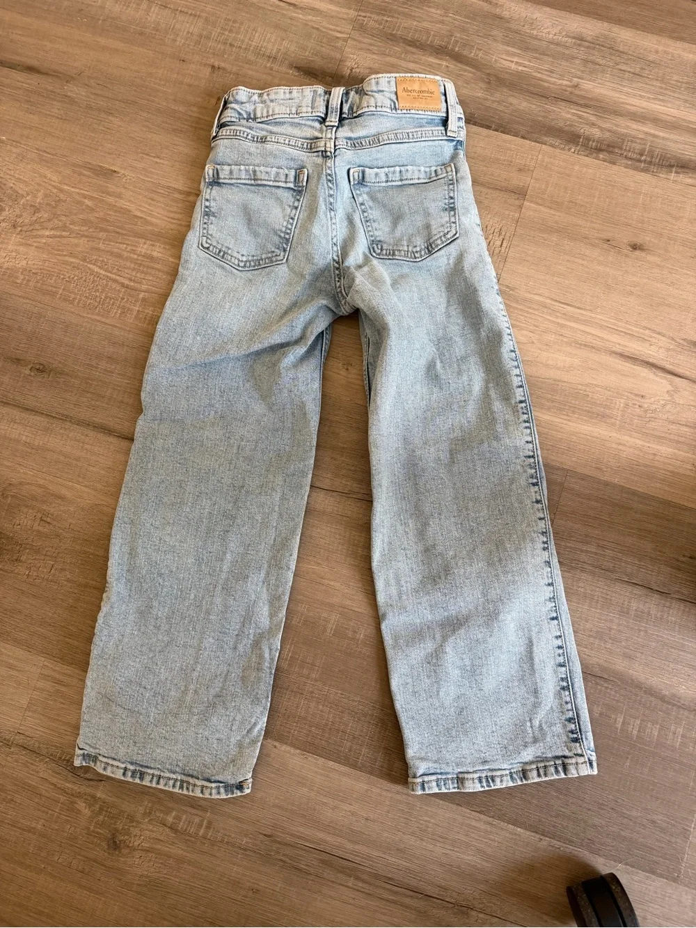 Abercrombie Kids High Rise Wide Leg Jeans Size 9/10 Short #kids #highrise